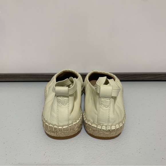 Lauren Ralph Lauren Cecilia Leather Espadrille Flats-Size 5 NWOT - Picture 2 of 11